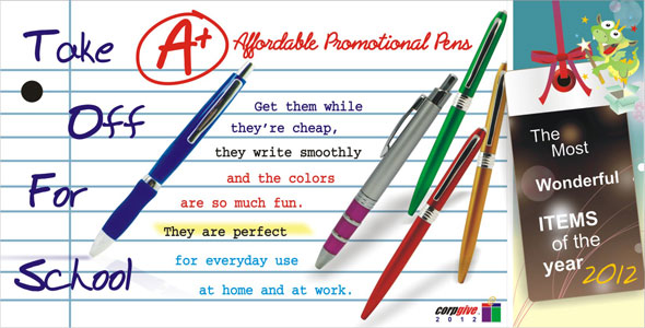 Affordable Promotional Pens.