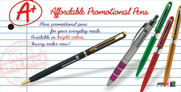 Affordable Promotional Pens.